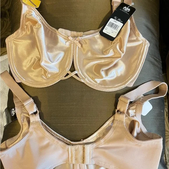 Va Bien Nude Women's Vintage Fit Unlined Minimizer Underwire 34D - Picture 2 of 7